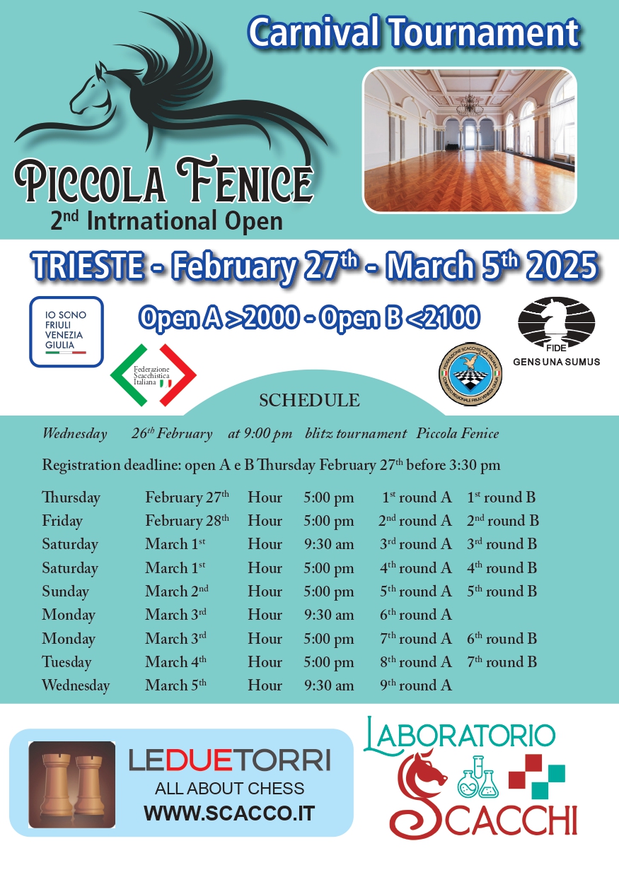 International Chess Open Piccola Fenice 2025 Trieste